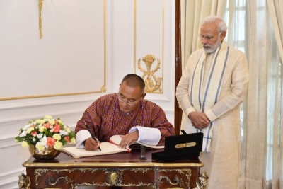 Bhutan PM visits India 
