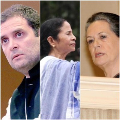 Mamata Banerjee meets Rahul, Sonia Gandhi in Delhi