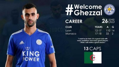 Leicester City sign Winger Rachid Ghezzal from AS Monaco