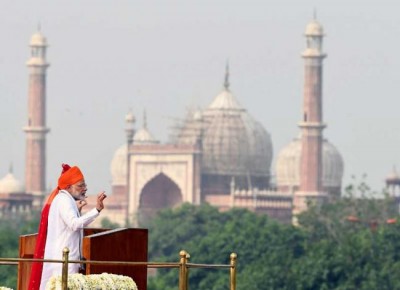 I Day: PM Modi addresses nation from Red Fort, announces launch of new healthcare scheme