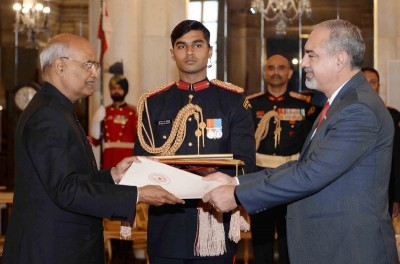 The Ambassador  of Paraguay  Fleming Raul Duarte Ramos in New Delhi  