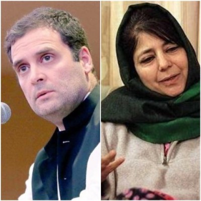 Opportunistic BJP-PDP alliance set fire to J&K: Rahul Gandhi
