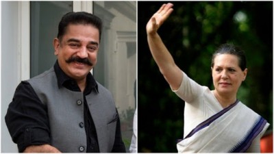 Kamal Hassan meets Sonia Gandhi