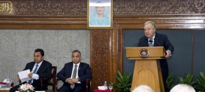 UN chief applauds Bangladesh for â€˜opening bordersâ€™ to Rohingya refugees in need