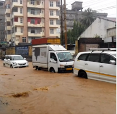 Heavy rains lead to water logging in Guwahati, woman dies in landslide
