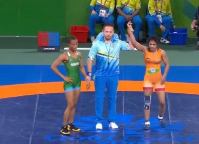 Babita wins silver medal in CWG