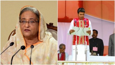 Tripura CM Biplab Kumar Deb calls Prime Minister Sheikh Hasina