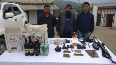 Three hardcore NSCN (KN) militants nab in Nagaland