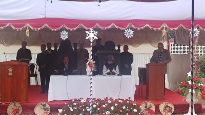 Zoramthanga sworn-in as Mizoram CM for third term