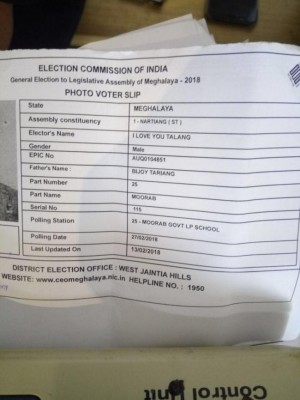 From I Love You Talang to Argentina, Italy, Skip, Enjoy, Rajdoot, all exercise franchise in Meghalaya polls 