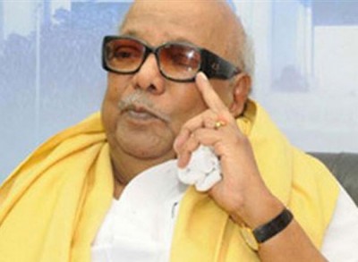 M Karunanidhi admitted to hospital, stable