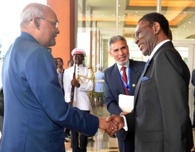 President Kovind in Equatorial Guinea; holds talks with President Obiang