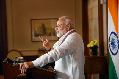 PM Modi addresses the Silver Jubilee Celebrations of the Shree Kutchi Leva Patel Samaj in Nairobi, Kenya via video conferencing