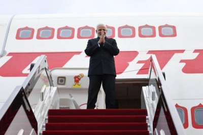 Narendra Modi leaves for India after attending SCO Summit in China