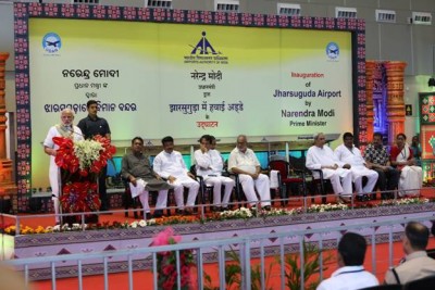 PM Modi inaugurates Jharsuguda Airport, flags off UDAN flight between Jharsuguda-Raipur sector