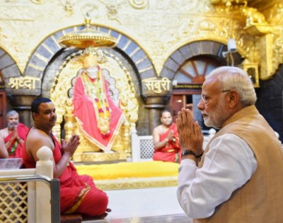 Prime Minister Narendra Modi visit Shirdi