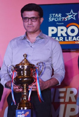 Sourav Ganguly mentors Pro Star Leagueâ€™s players in Kolkata