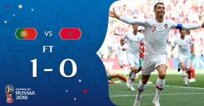 Ronaldo's solo goal helps Portugal beat Morocco 1-0