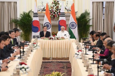 South Korean Prez Moon Jae-in, PM Modi share vision for peace 