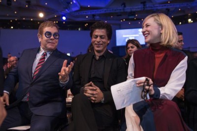 Shah Rukh Khan receives Crystal Award in Davos