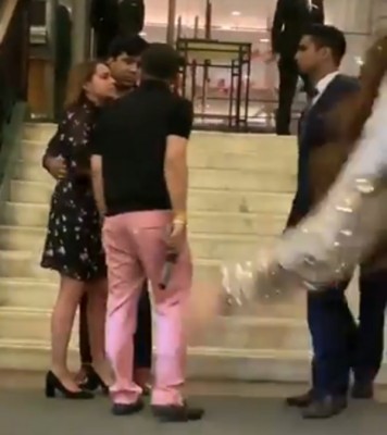 Ex-BSP MPâ€™s son pulls out gun at five-star hotel in Delhi, video clip goes viral