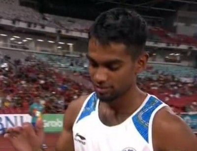 Asian Games: Ayyasamy Dharun secures silver in 400m hurdles