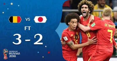 Belgium beat spirited Japan to qualify for quarter-finals 