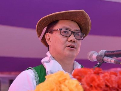 Kiren Rijiju accuses Congress of ruining Jammu and Kashmir