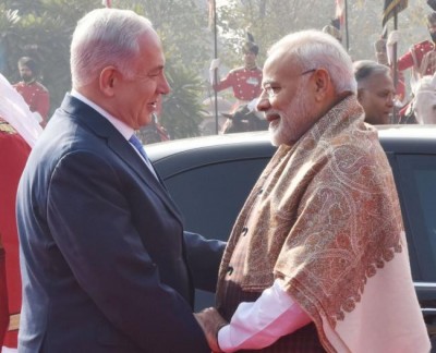PM Modi receives Benjamin Netanyahu at Ahmedabad, leaders to hold roadshow today