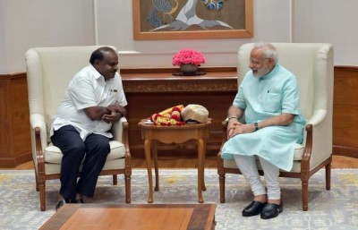 Karnataka CM Kumaraswamy meets PM Modi in Delhi