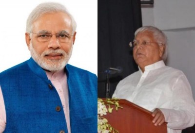 PM Modi takes a dig at Lalu Prasad