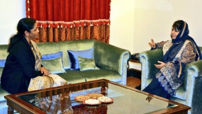 Jammu and Kashmir Chief Minister  Mehbooba Mufti meets Nirmala Sitharaman