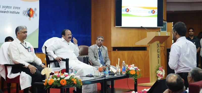 The VP  M Venkiaha Naidu in Hyderabad 