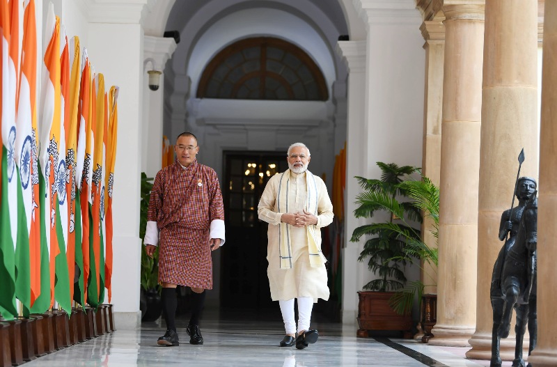 Bhutan PM visits India 