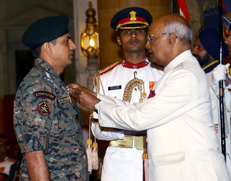 President Kovind, PM Modi meet at Defence Investiture Ceremony-II in New Delhi