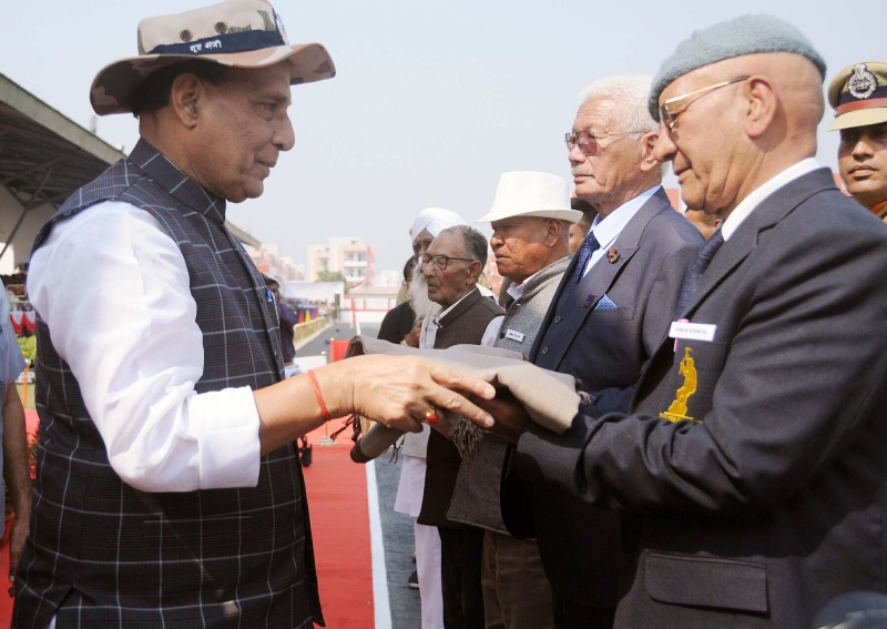 Rajnath Singh attends 57th Raising Day Parade of Indo-Tibetan Border Police