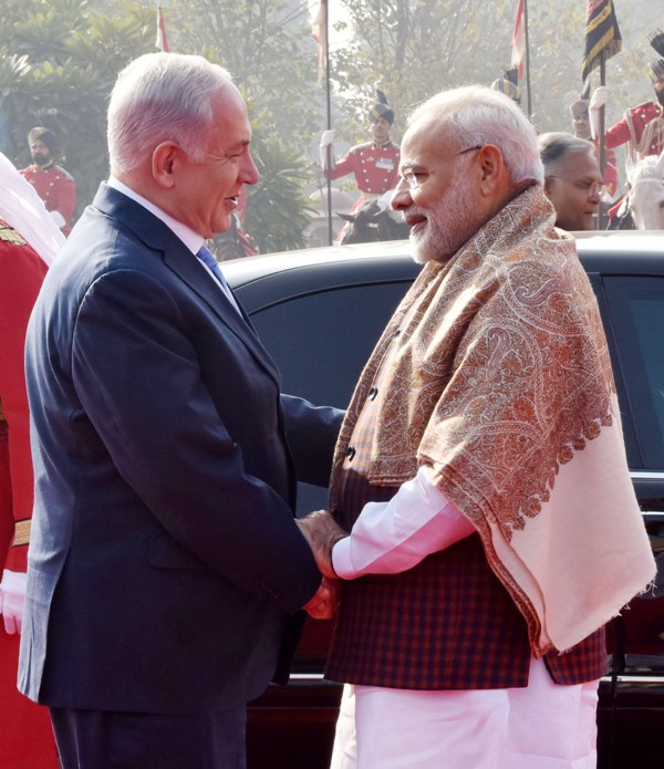 Netanyahu in India