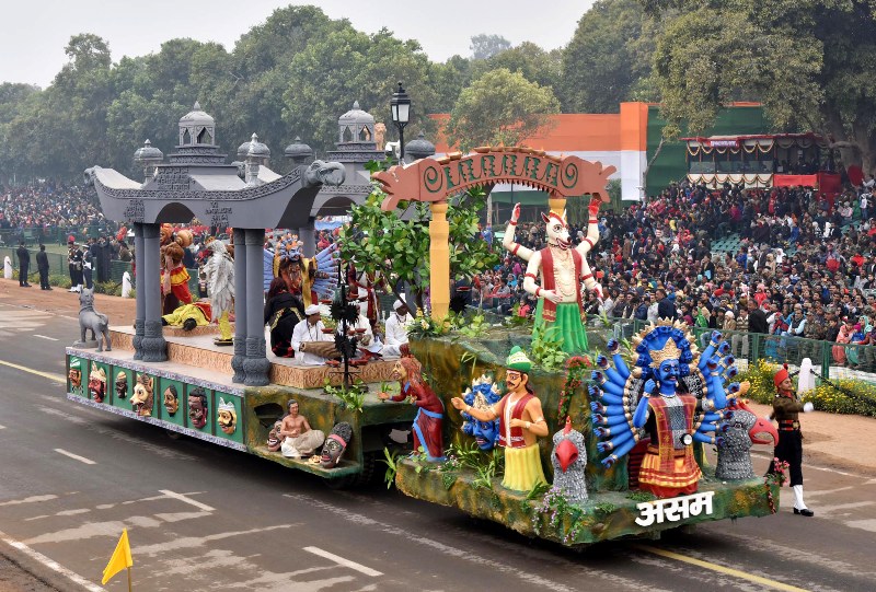 Dress rehearsal for Republic Day in Delhi