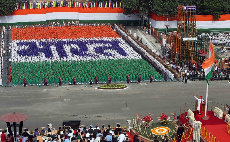 Modi addresses India from Red Fort
