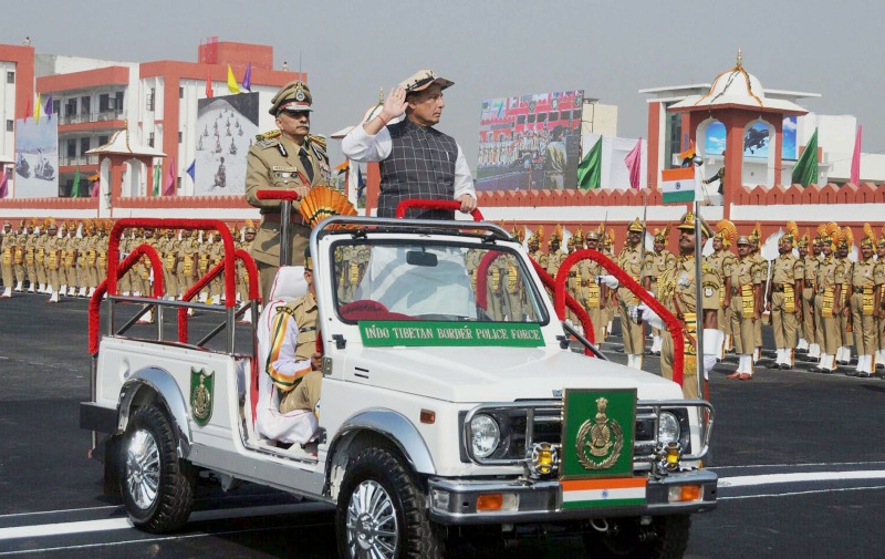 Rajnath Singh attends 57th Raising Day Parade of Indo-Tibetan Border Police