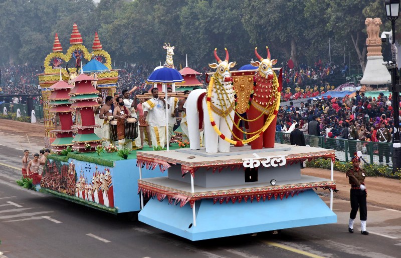 Dress rehearsal for Republic Day in Delhi