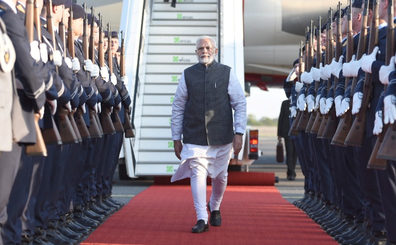 PM Modi meets  German Chancellor  Angela Merkel 