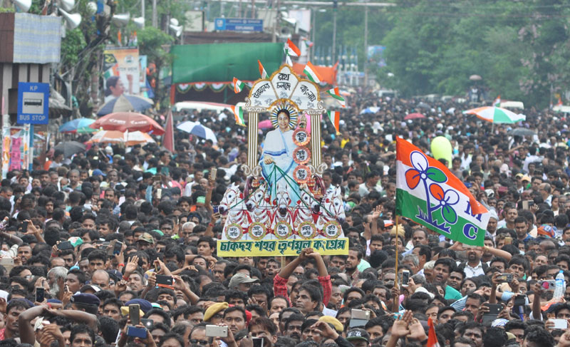 Mamata Banerjee addresses TMC's Martyrs' Day rally in Kolkata