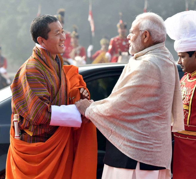 Prime Minister Narendra Modi meets Prime Minister of Bhutan Dr. Lotay Tshering