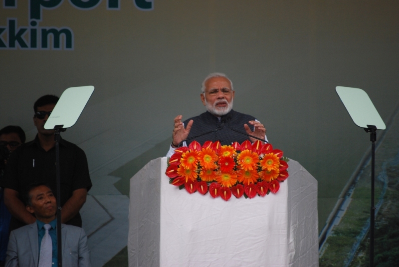 PM Narendra Modi in Sikkim