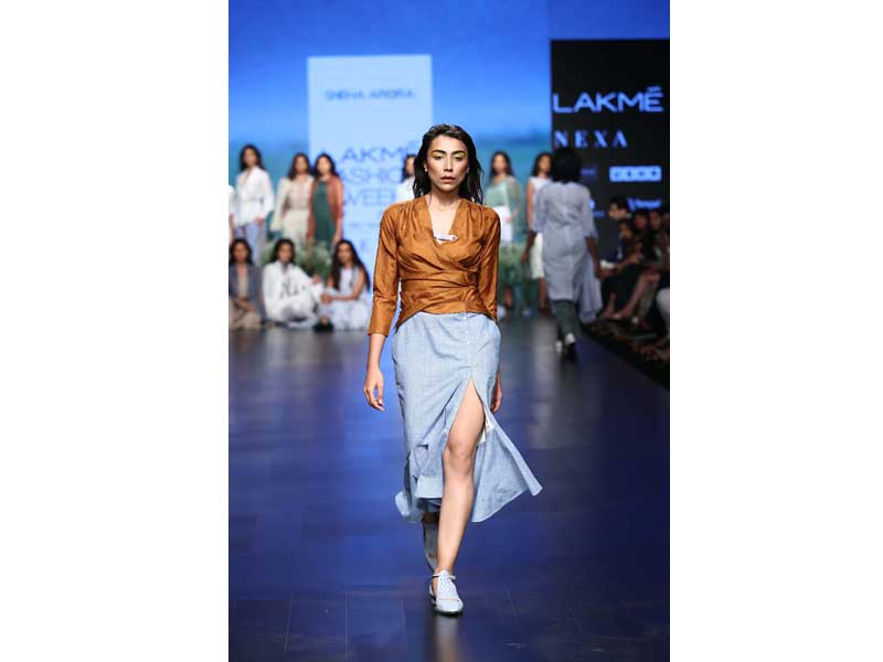 LFW: Sneha Arora showcases her collection on first day