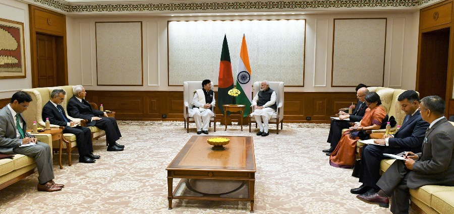 Dr. A.K. Abdul Momen calls on PM Modi