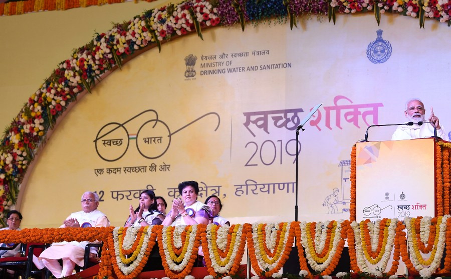 Prime Minister Narendra Modi in Haryana