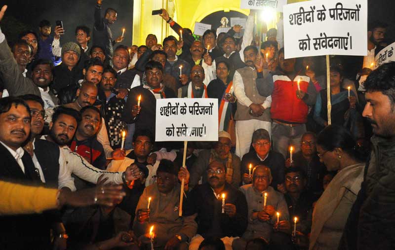 India protests Pulwama attack