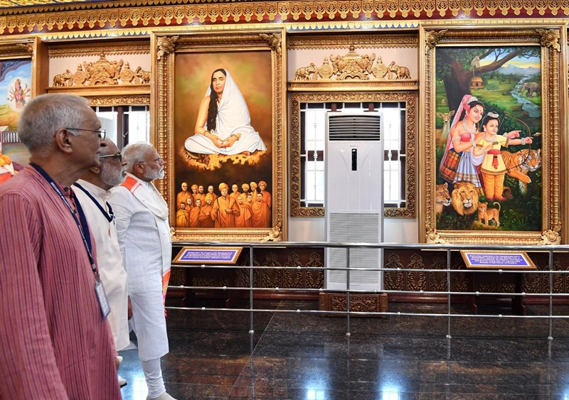 PM Modi visits Ramayana Darshanam  in Kanyakumari